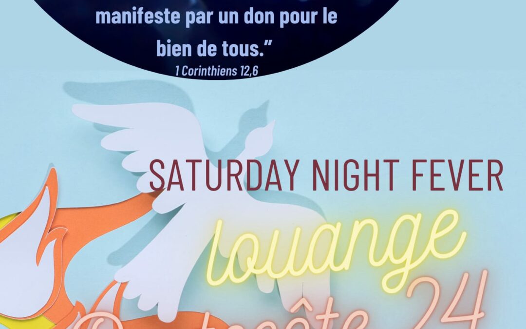 Soirée louange pour la Pentecôte le samedi 18 mai